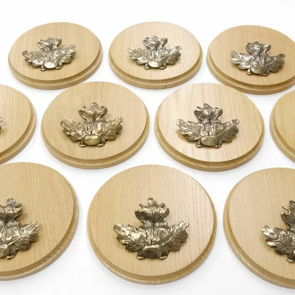 10 Pieza Keilerschilder Redondo Roble Claro Af 15 CM Tablero Keiler Gewaffbrett 2