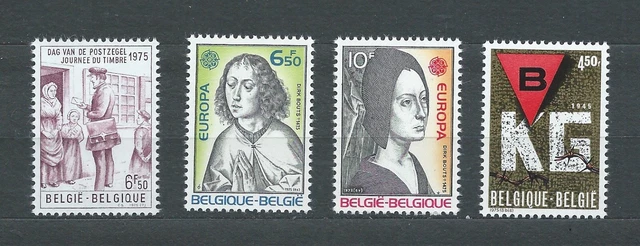 BELGIË BELGIQUE - 1975 YT 1756 à 1759 - TIMBRES NEUFS** MNH LUXE