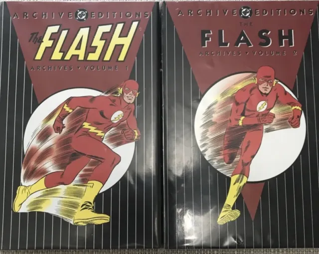 DC Comics Archive Editions THE FLASH ARCHIVES Vol.1 (1996) + Vol.2  (2000) NEW