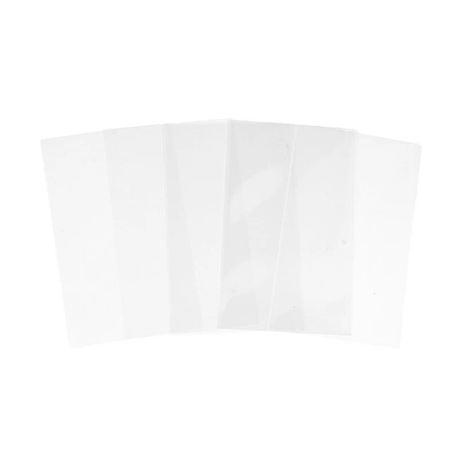 50 pz custodie per schede 57x92 mm pellicola protettiva olografica scheda fotografica legante album*jy