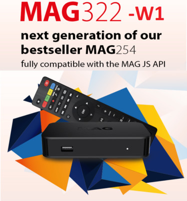 Infomir MAG 322 IPTV  Infomir Set Top Box Streamer Internet 