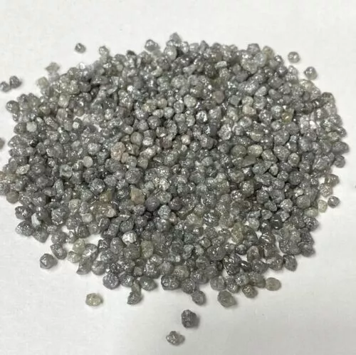 Brut Diamant Lot 1 Carats Décolleté 2.5 - 3.0 MM Gris Scintillant Naturel