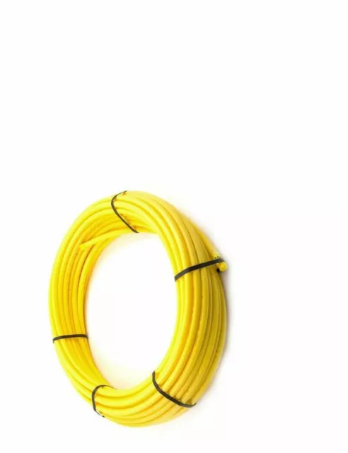 MDPE Yellow Gas Pipe 25mm Choose Length Supplied Coiled