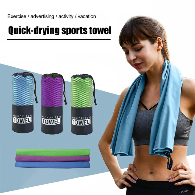 Microfiber Towel Quick Dry for Sports Beach Swim Travel Yoga Gym Super Absorbent