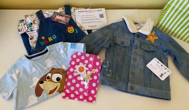 Grade A Wholesale Baby Kids Clothes Bundle Girls Boys 0-3 Years Mix Lot Joblot 2