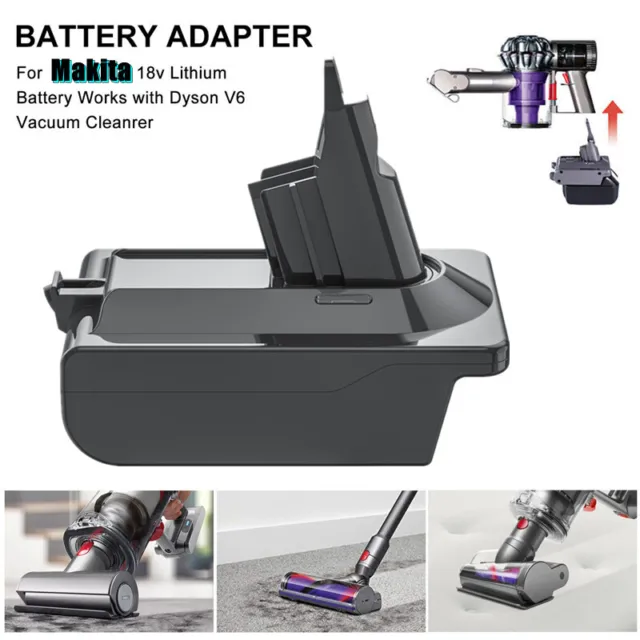Makita to Dyson V8 Vacuum Cleaner Battery Adapter Converter–
