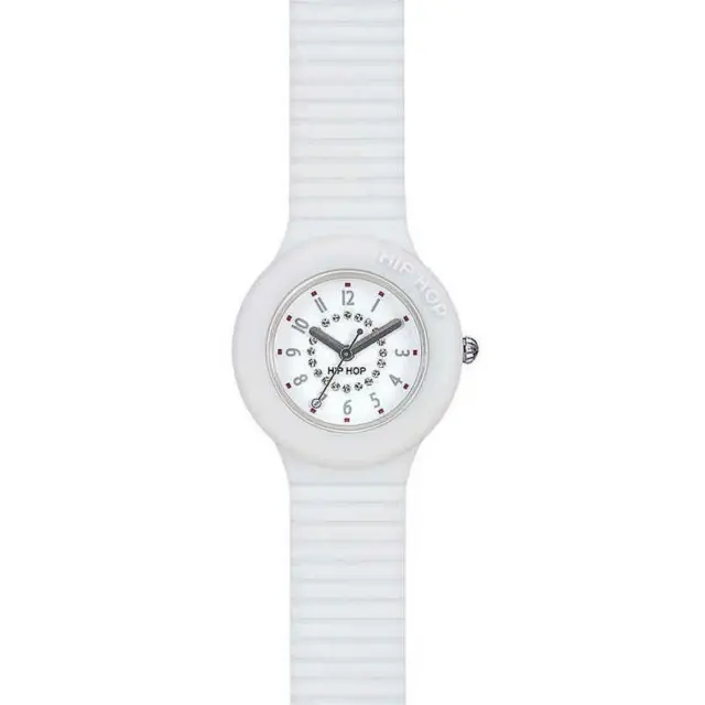 Orologio Donna Hip Hop in Silicone Numbers HWU0637 Bianco [OFFICIAL SELLER]