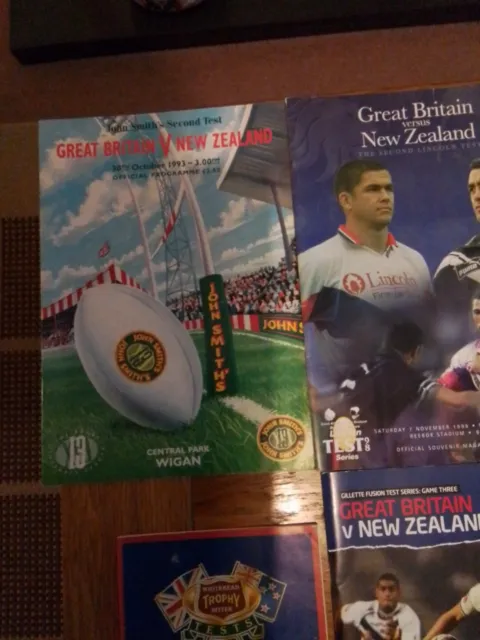 6 - Great Britain Vs New Zealand Rugby League Programs