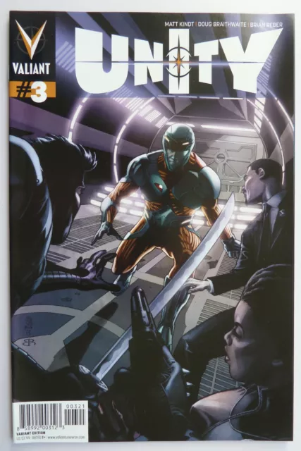 Unity #3 - 1st Printing - Cover B Valiant Comics January 2014 VF 8.0
