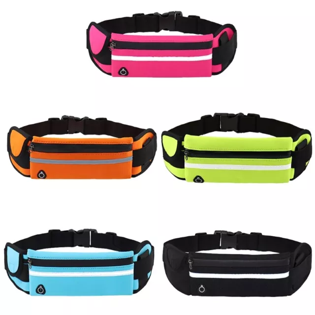 Running Pouch Belt Fanny Pack Adjustable Stretchy Sports Belt Water Resistant