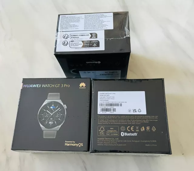 HUAWEI Smart Watch GT3 Pro 46mm Classic ODN-B19 Android Bluetooth New Sealed 3