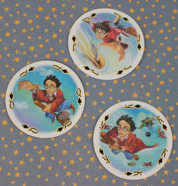 SWAP CARD 3 individual RARE Round Harry Potter Spades Collectable