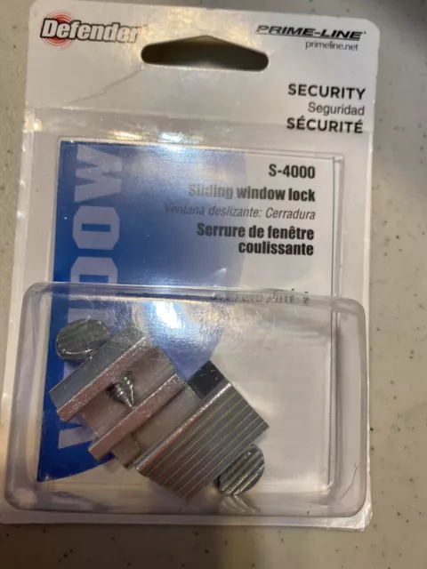 2 Security Sliding Window Lock #S-4000 Home Security Window Door Lock
