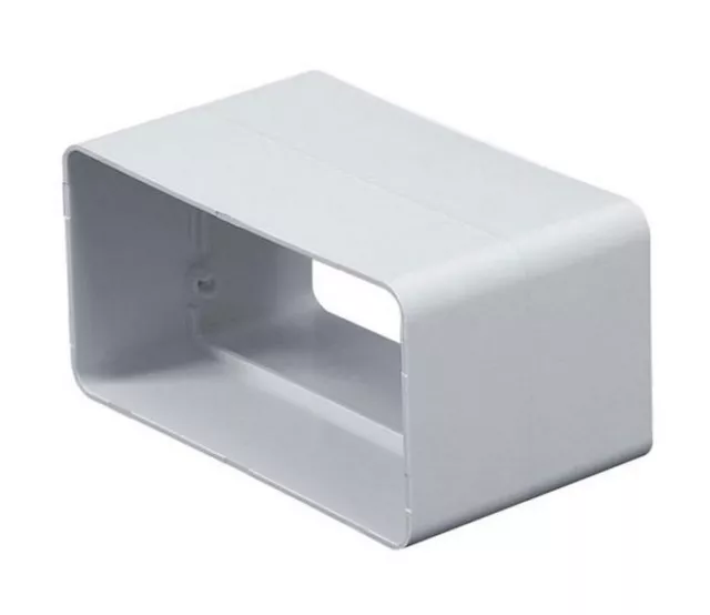 Rectangulaire Canal Connecteur 60mm x 204mm Rigide Conduit Tuyau Raccord