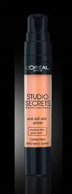 L OREAL STUDIO SECRETS TEINT  Anti-Dull Skin Primer  204 MEDIUM SPF15  - 20ml