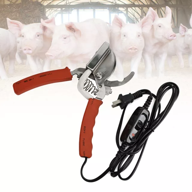 Electric LiveStock Tail Docker Tail Cutter Dog Puppy Sheep Pig Tail Cutting Tool