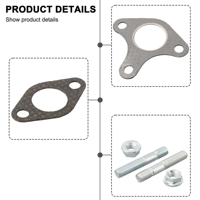 Set Joint Et Boulons Pour Silencieux Malossi Réf. 3211206 - 3212799 - Neuf
