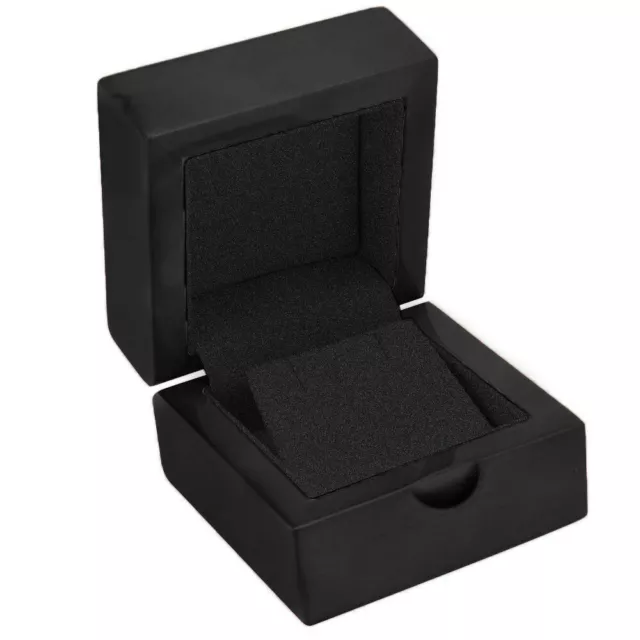 Lot of 12 Premium Black Wood Jewelry Earring / Pendant Gift Boxes Earring Box
