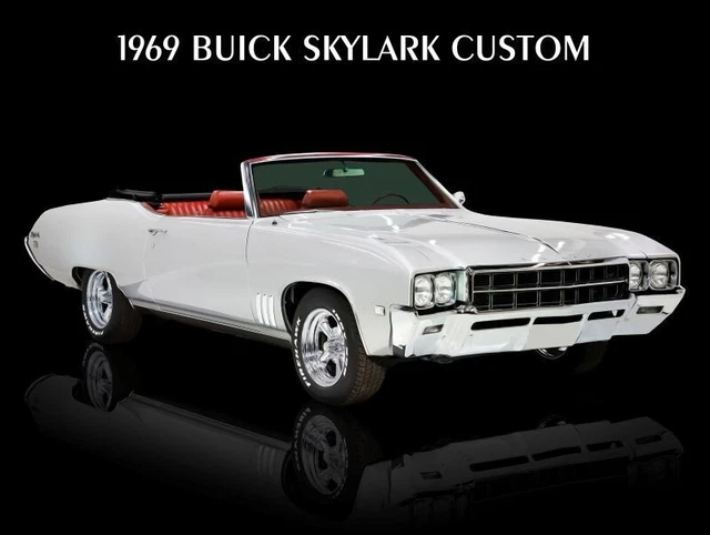 1969 Buick Skylark Custom Convertible NEW Metal Sign: Large Size & Free Shipping