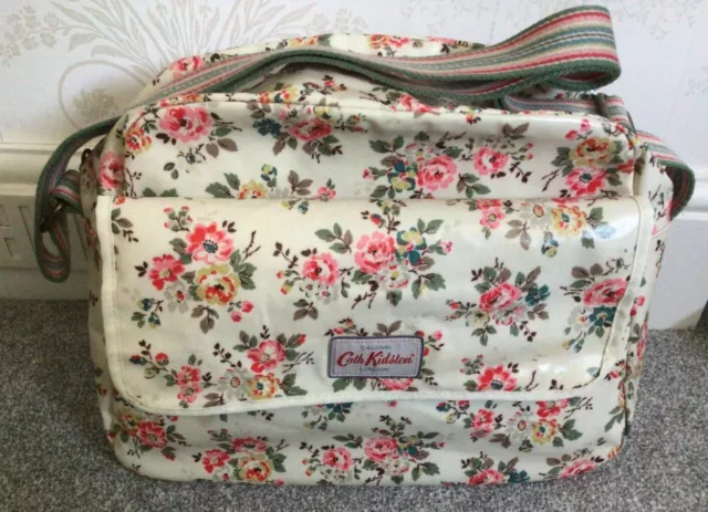 Used in Good Condition Cath Kidston Floral Baby Nappy Changing Bag Changing Mat