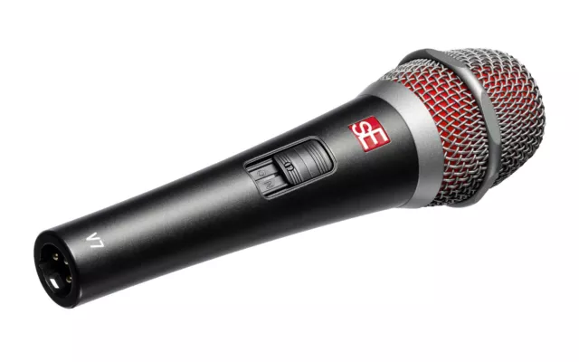 SE Electronics Super Cardiod Dynamic Handheld Vocal Microphone w/Switch, V7