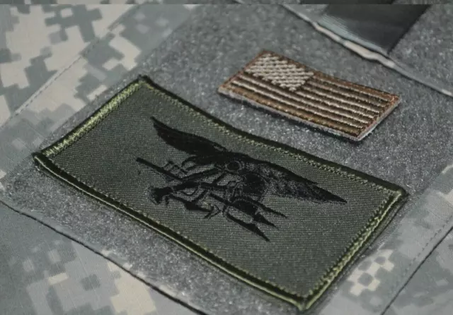 Articolazione Sp Ops Task Force Jtf US Navy Seal Vêlkrö 2-PC: Trident + 2 " Flag
