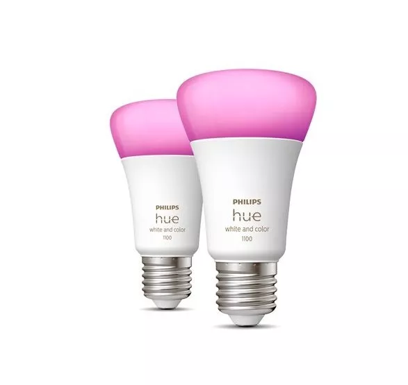 Philips Hue White & Color Ambiance Ampoules LED Connectées E27, équivalent 60W, 3