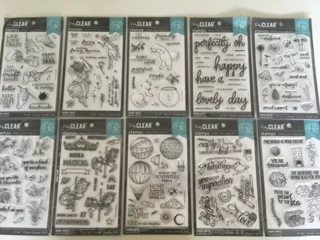 Hero Arts Poly Clear Stamp Set YOU PICK NEW