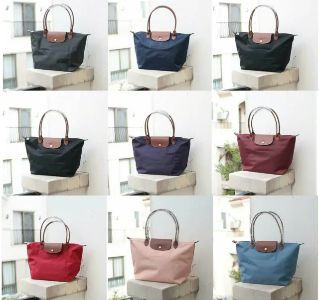 New Longchamp Le Pliage Tote Travel Shoulder Bag Nylon Handbag Large & Small