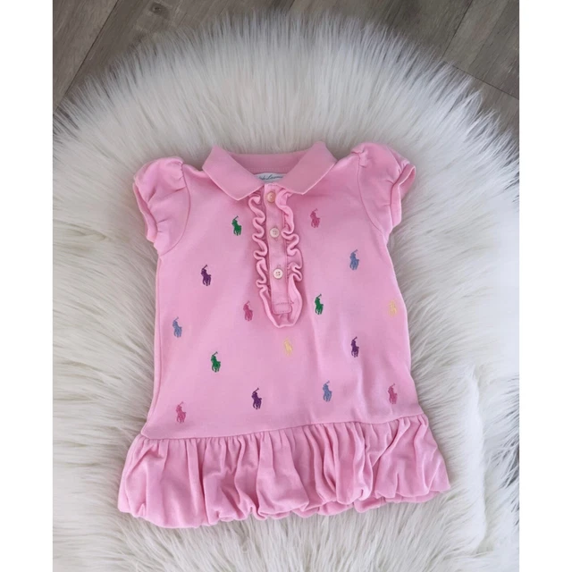 Abito da bambina Ralph Lauren taglia 3 m 0-3 mesi di design