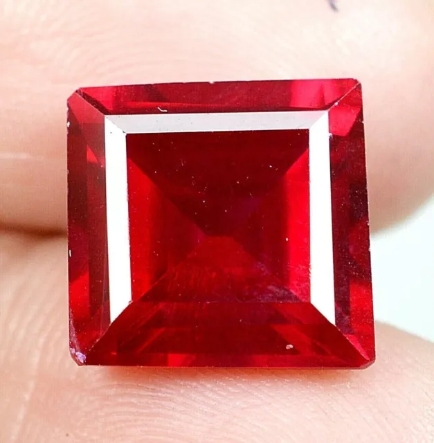 Rubis rouge sang naturel de Birmanie 9,80 ct certifié pierre précieuse en...