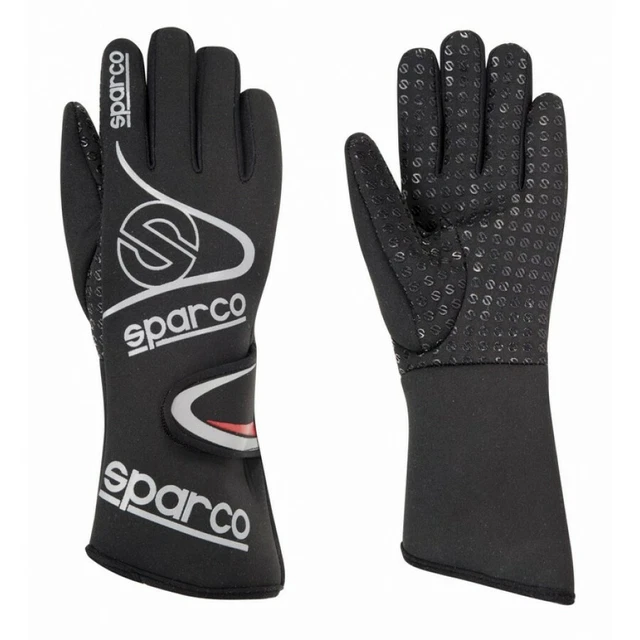 Guanto Kart Sparco Winter Antipioggia Nero