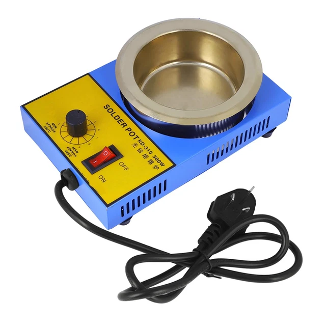 220V 300W 100mm Leadfree Solder Desoldering Pot w/Titanium Plate AU Plug