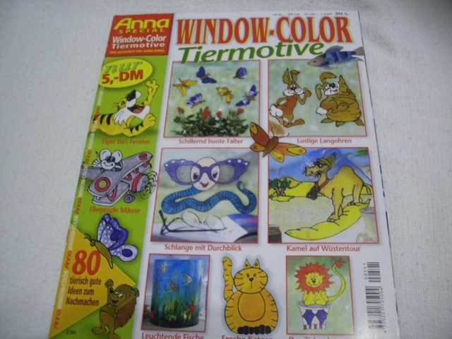 Zeitschrift Window-Color "Tiermotive" von Anna-Special - gebraucht