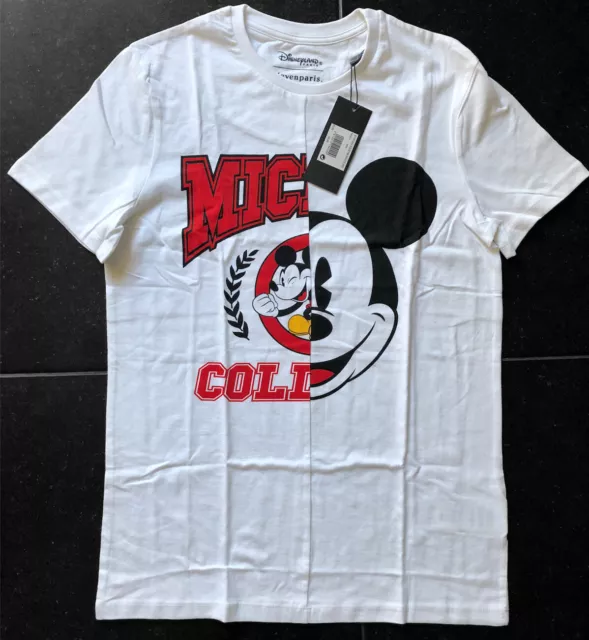 T-shirt Mickey Mouse Eleven Paris Disneyland Paris XS Homme New Neuf