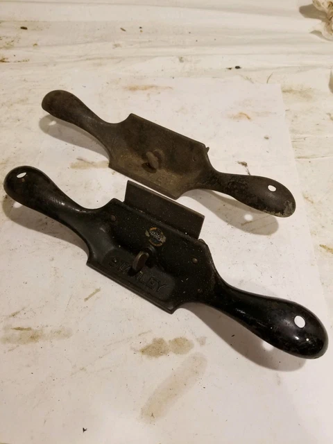 Antique Stanley No 80 Cabinet Scraper Plane Tool Lot - Sweetheart