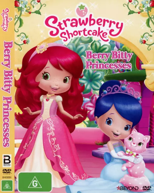 Strawberry Shortcake - Berry Bitty Princesses DVD (Region 4) VGC
