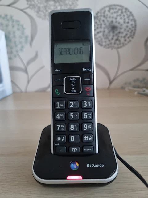 BT telefono cordless digitale allo xeno 1500 telefono espansione aggiuntivo e base caricabatterie
