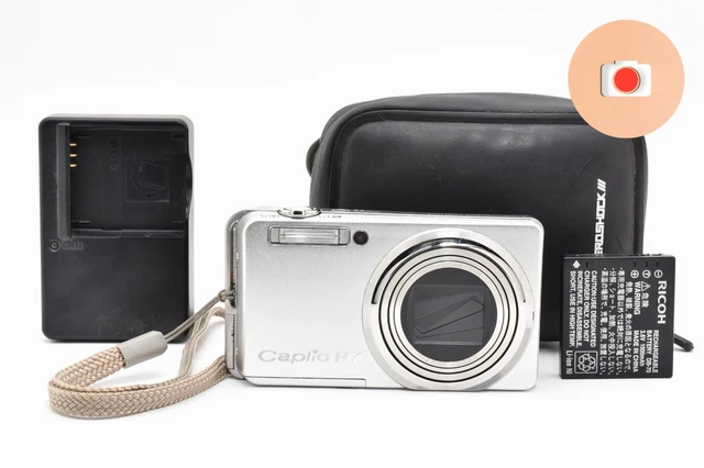 NEAR MINT】RICOH CAPLIO R7 Orange Compact Digital Camera From