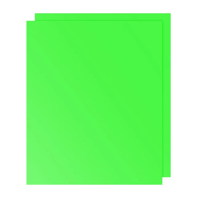 3D Puff Wärmeübertragung Vinyl 2 Blatt 12""x10"" Glow Puffy HTV Aufbügeln auf Vinyl grün