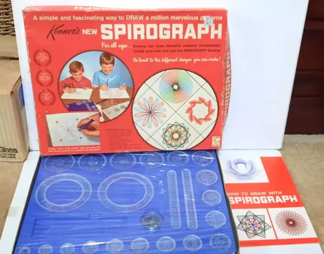 Vintage 1967 Kenner's New Spirograph No. 401 Drawing Set