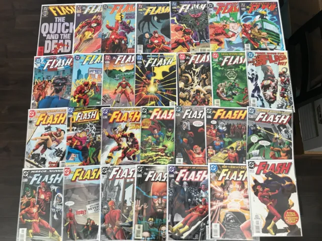 The Flash Vol.2 28 Issue Lot  Vf-Nm * Mark Waid * Dc Comics