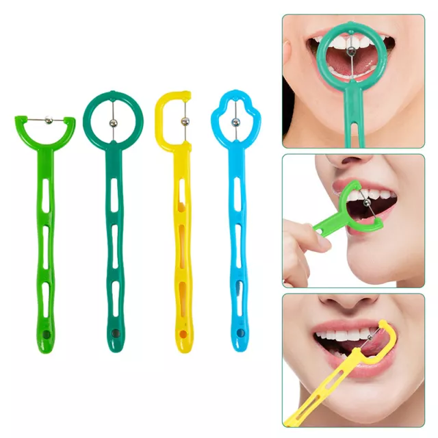 3/4PCS Tongue Tip Exerciser Mouth Tongue Tip Trainer Oral Muscle Strength