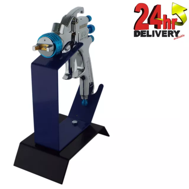 Devilbiss SLG-620 Compliant Solvent Gravity Spray Gun 1.8mm + Bench Table Stand