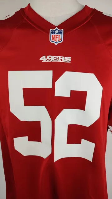 NIKE 49ERS NFL MAGLIA UOMO FOOTBALL 52 WILLIS Tg L SPORT T-SHIRT 3