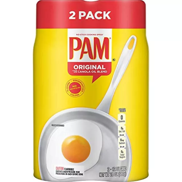 PAM Perfect Release Non Stick Cooking Baking Spray Made with FLOUR - 5 Oz  Can