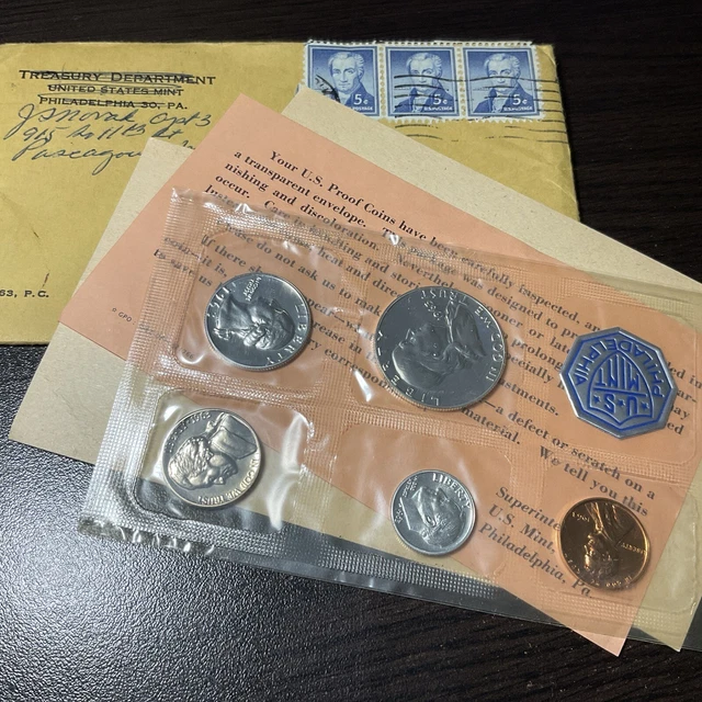 1963 US Mint PROOF Set w/Franklin Half Dollar                #7343
