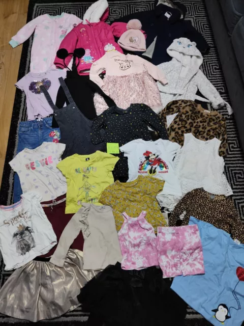 #087💜 Huge Bundle Of Girls Clothes 3-4years GEORGE NEXT PRIMARK H&M DISNEY PEPP