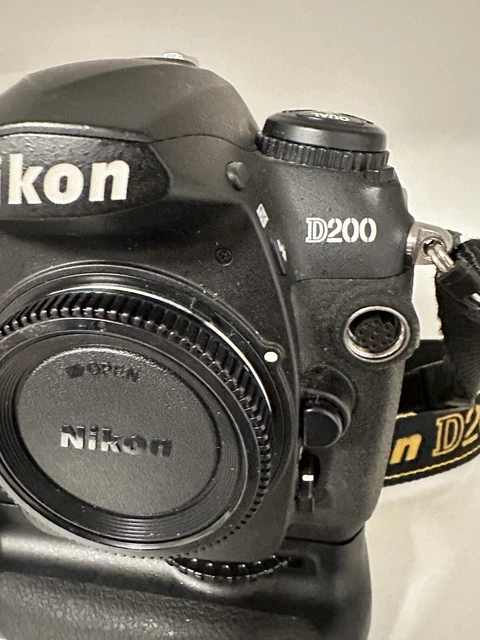 Nikon D200 10.2 MP Digital SLR Camera - Black (Body Only) + MB200 Battery Pack 3