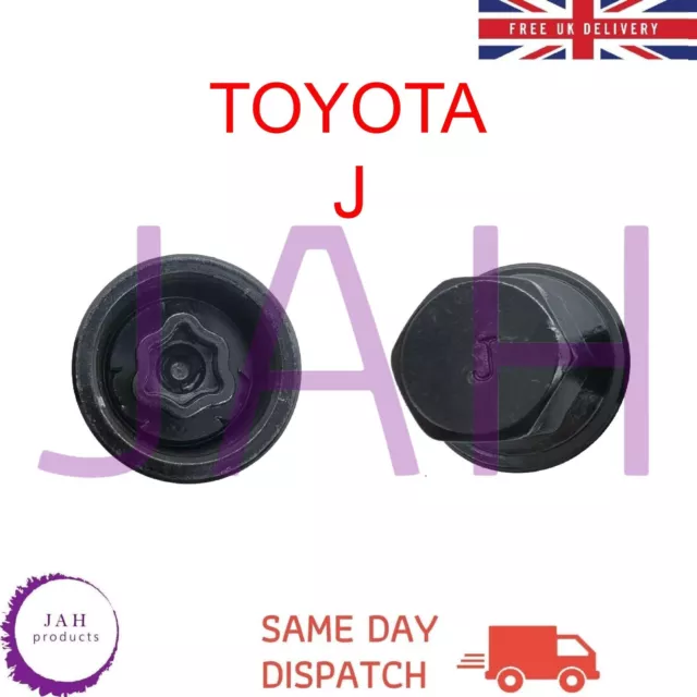 Master Locking Wheel Security Nut Key Bolt Socket Remover Letter J For Toyota